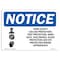 Signmission OSHA Sign, Think Use Ear Protection With Symbol, 10in X 7in Rigid Plastic, 10" W, 7" H, Landscape OS-NS-P-710-L-18583 - alternate 1